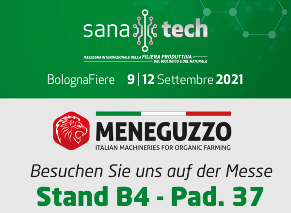 Sanatech Bologna Fiere dal 9 al 12 settembre 2021 - Stand B4 - Pad. 37